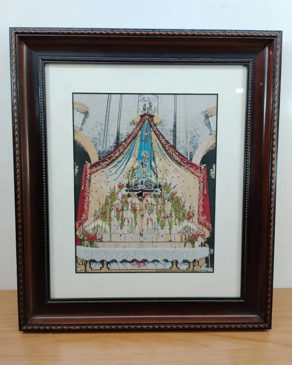 CUADRO ALTAR ALA VIRGEN DEL ROCIO