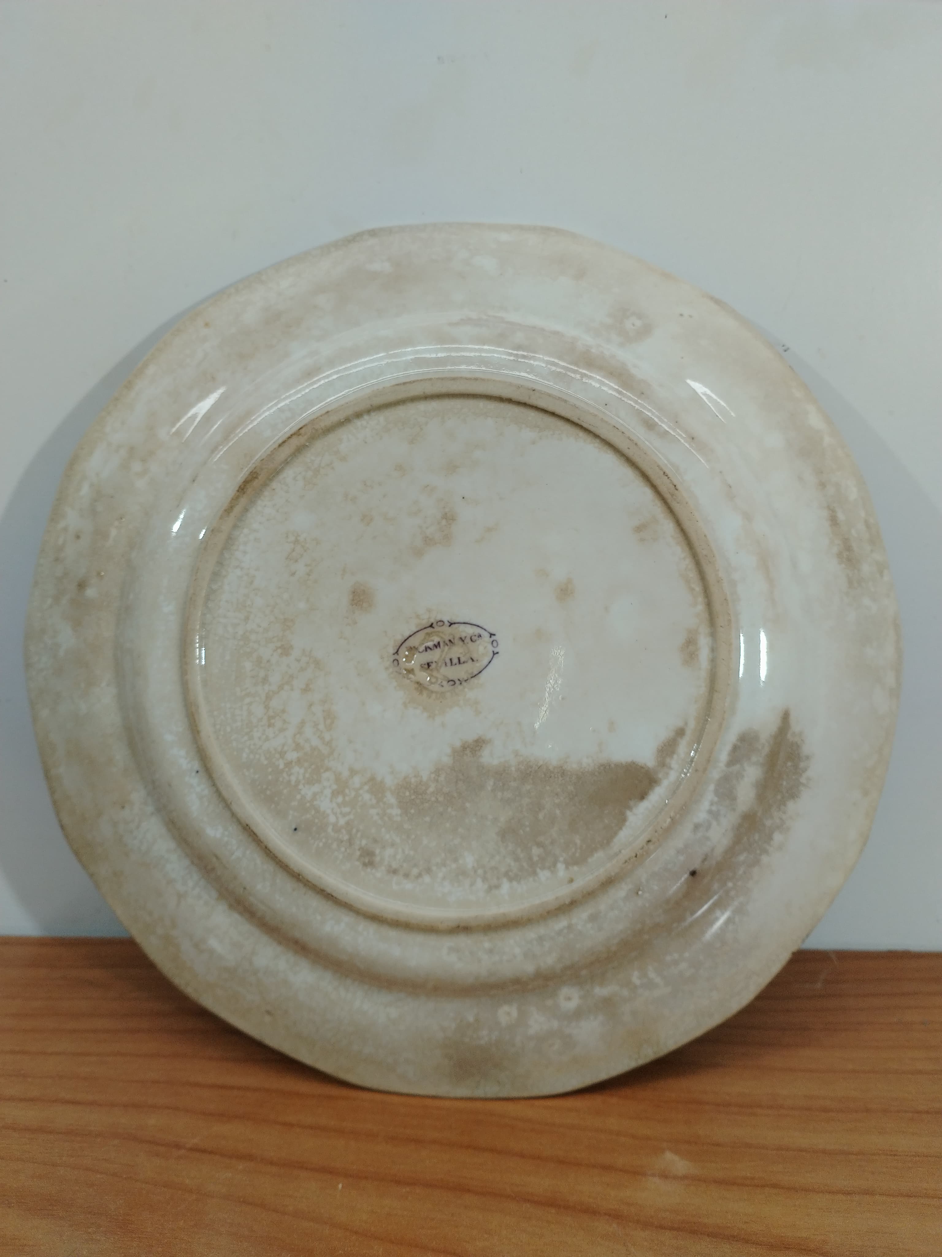 Plato Vintage La Cartuja de Sevilla - imagen 4