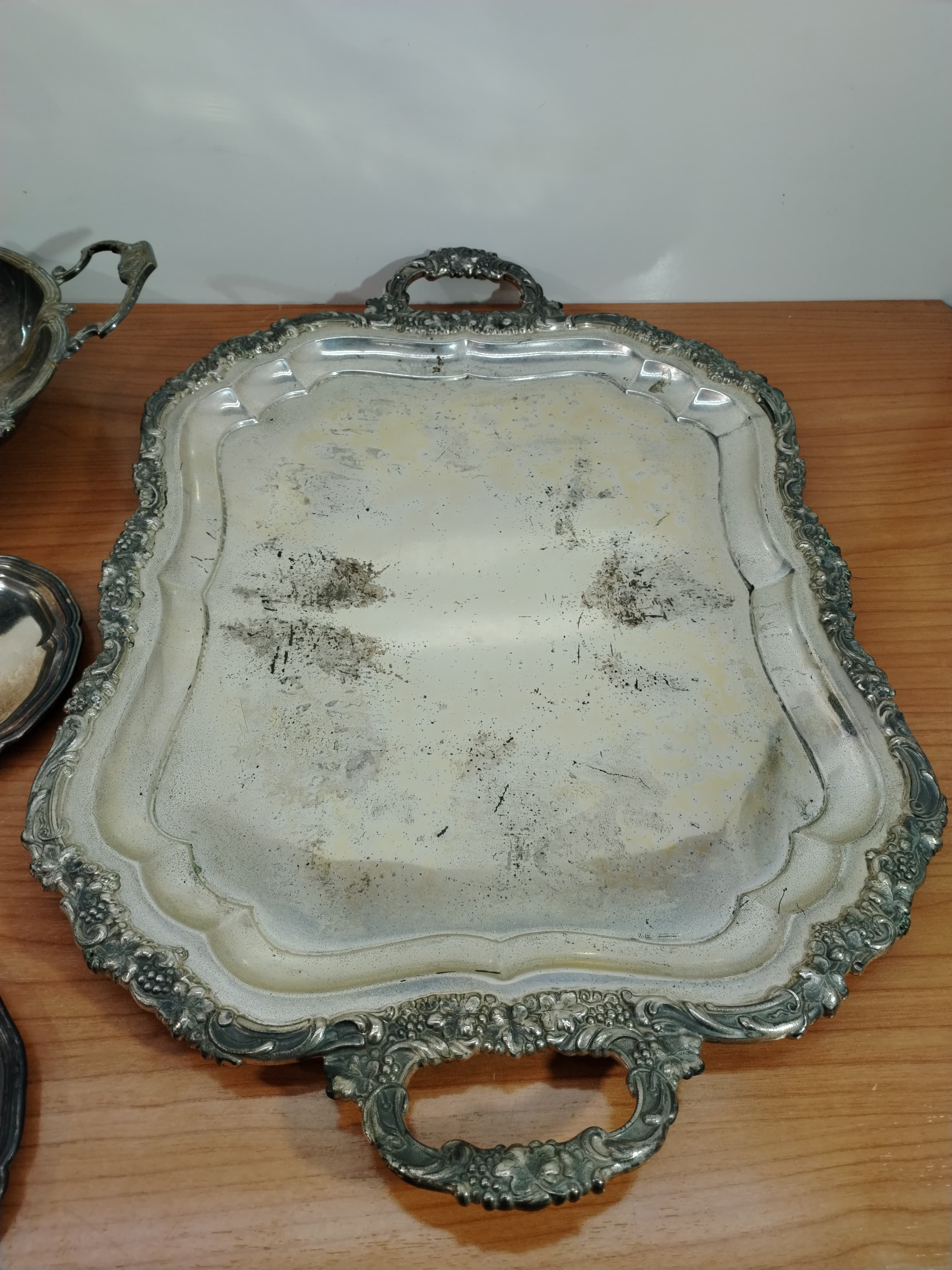 Conjunto de Bandeja y Fuentes Vintage - imagen 2